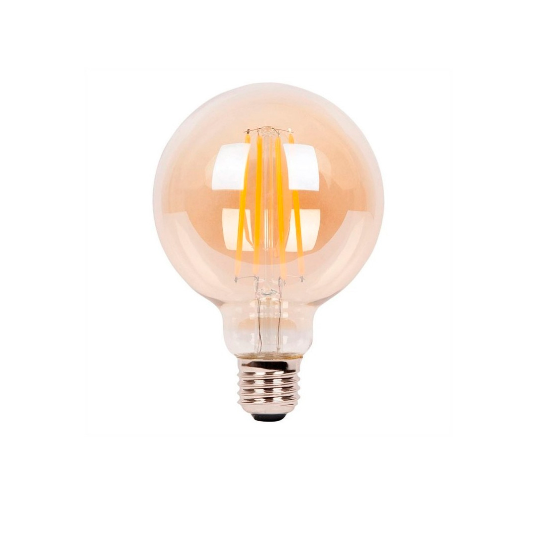 BOMBILLO LED AMBAR G80 LUZ CÁLIDA