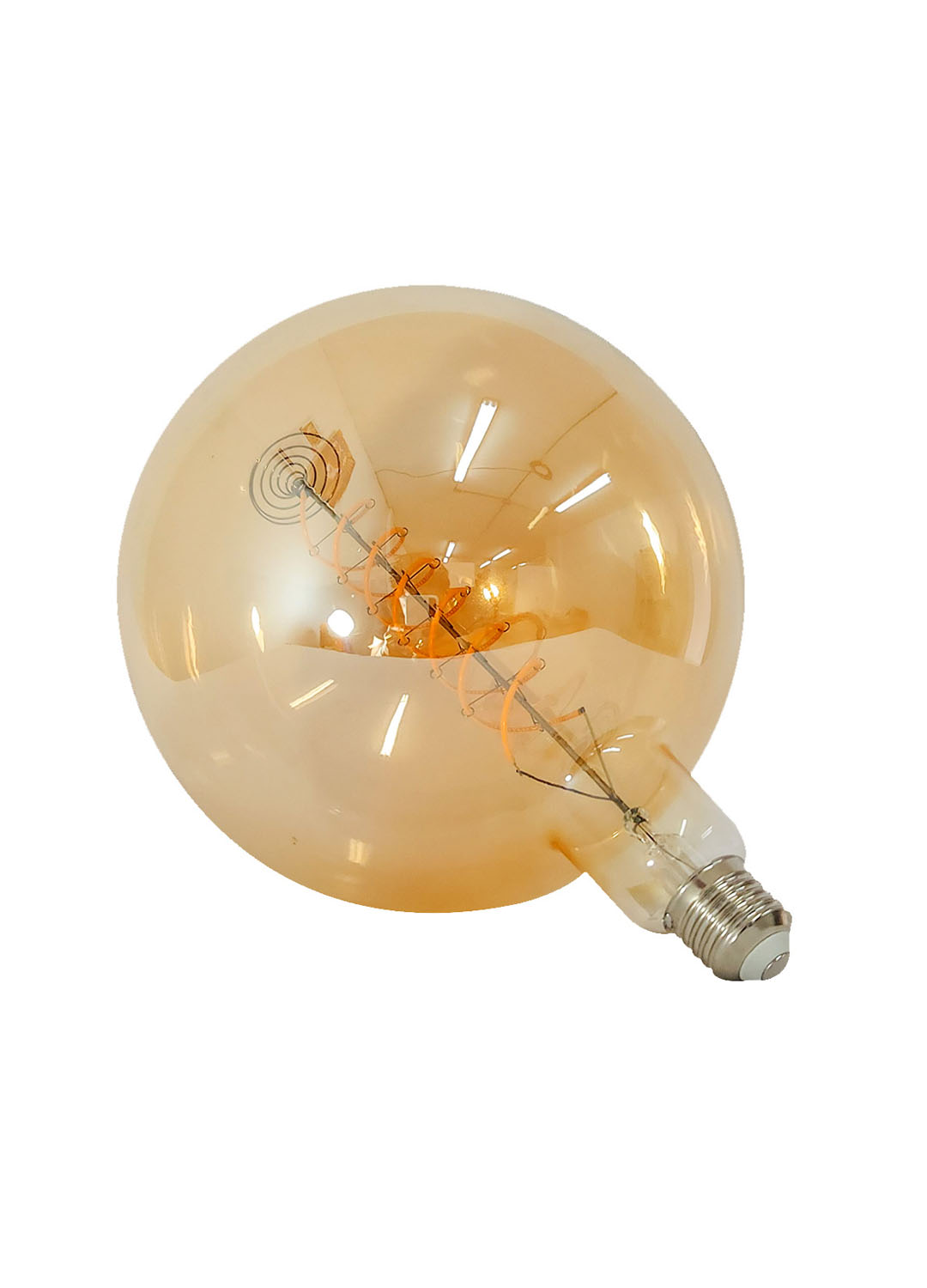 BOMBILLO LED AMBAR G200 LUZ CÁLIDA 4W